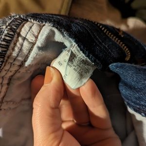 Lee pleated denim skirt